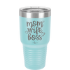 Mom Wife Boss - Laser Engraved Stainless Steel Drinkware - 1967 -