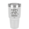 Mom Wife Boss - Laser Engraved Stainless Steel Drinkware - 1967 -