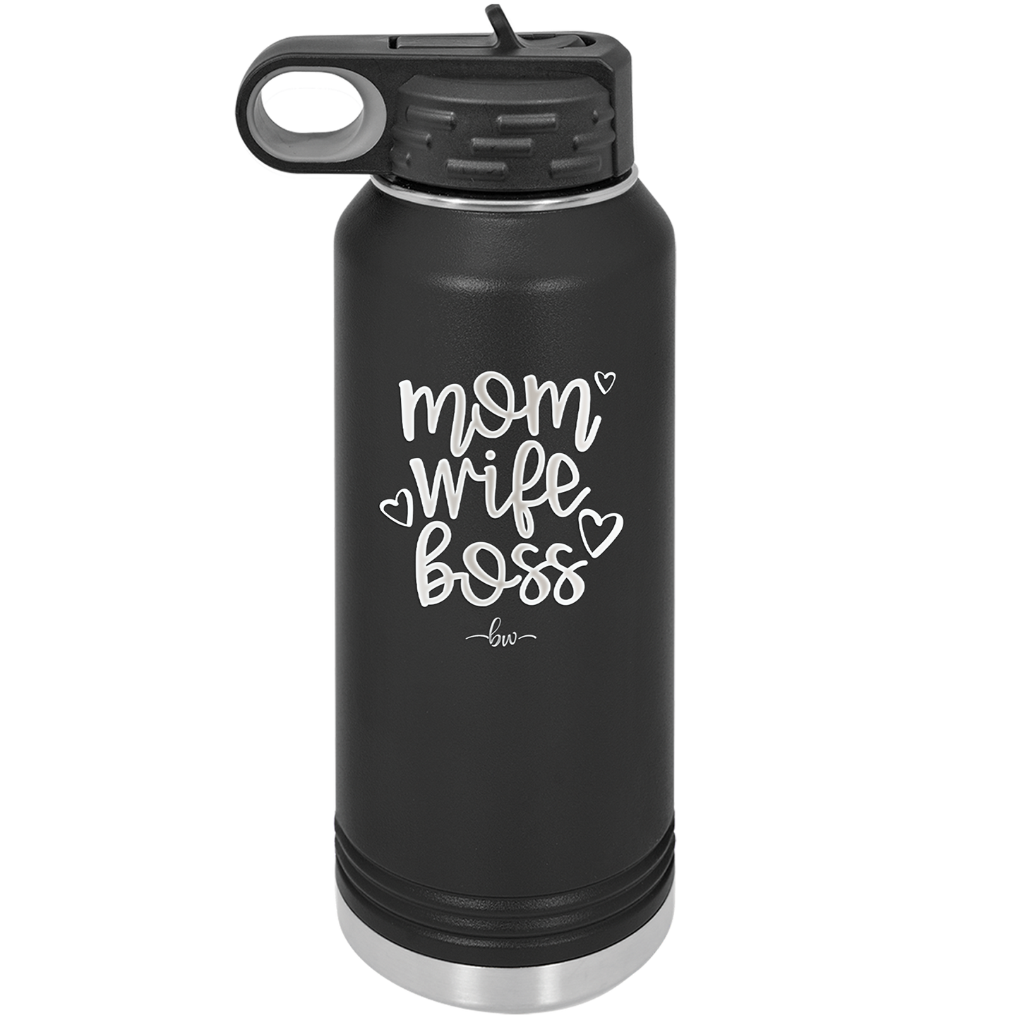 Mom Wife Boss - Laser Engraved Stainless Steel Drinkware - 1967 -