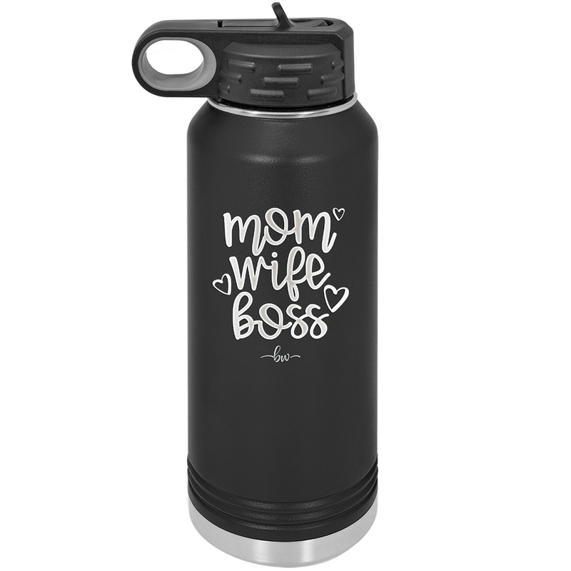 Mom Wife Boss - Laser Engraved Stainless Steel Drinkware - 1967 -