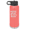 Mom Wife Boss - Laser Engraved Stainless Steel Drinkware - 1967 -