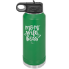 Mom Wife Boss - Laser Engraved Stainless Steel Drinkware - 1967 -