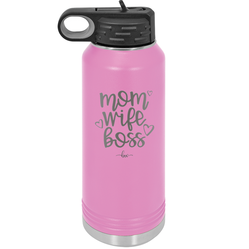 Mom Wife Boss - Laser Engraved Stainless Steel Drinkware - 1967 -