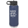 Mom Wife Boss - Laser Engraved Stainless Steel Drinkware - 1967 -