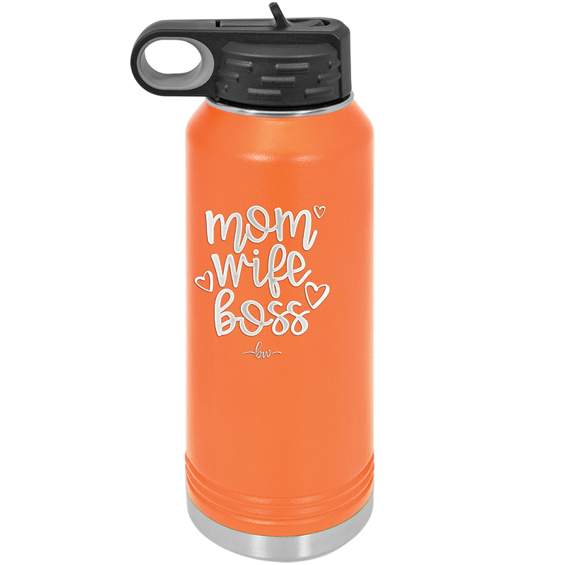 Mom Wife Boss - Laser Engraved Stainless Steel Drinkware - 1967 -