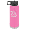 Mom Wife Boss - Laser Engraved Stainless Steel Drinkware - 1967 -