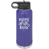 Mom Wife Boss - Laser Engraved Stainless Steel Drinkware - 1967 -