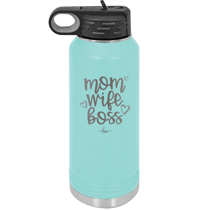 Mom Wife Boss - Laser Engraved Stainless Steel Drinkware - 1967 -