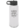 Mom Wife Boss - Laser Engraved Stainless Steel Drinkware - 1967 -