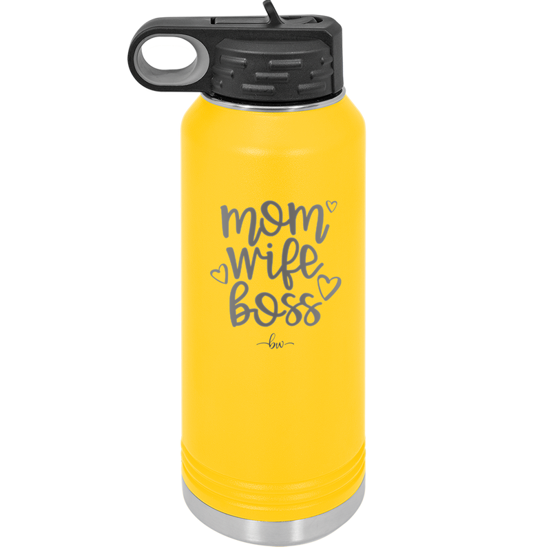 Mom Wife Boss - Laser Engraved Stainless Steel Drinkware - 1967 -