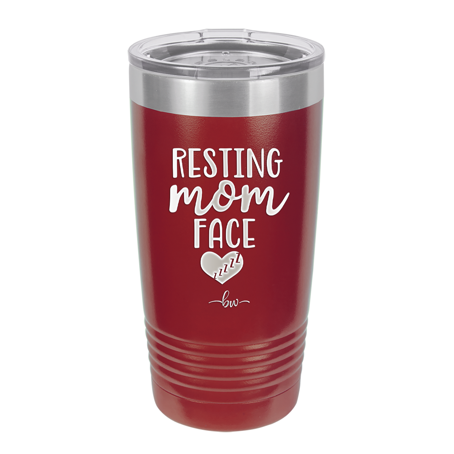 Resting Mom Face - Laser Engraved Stainless Steel Drinkware - 1976 -