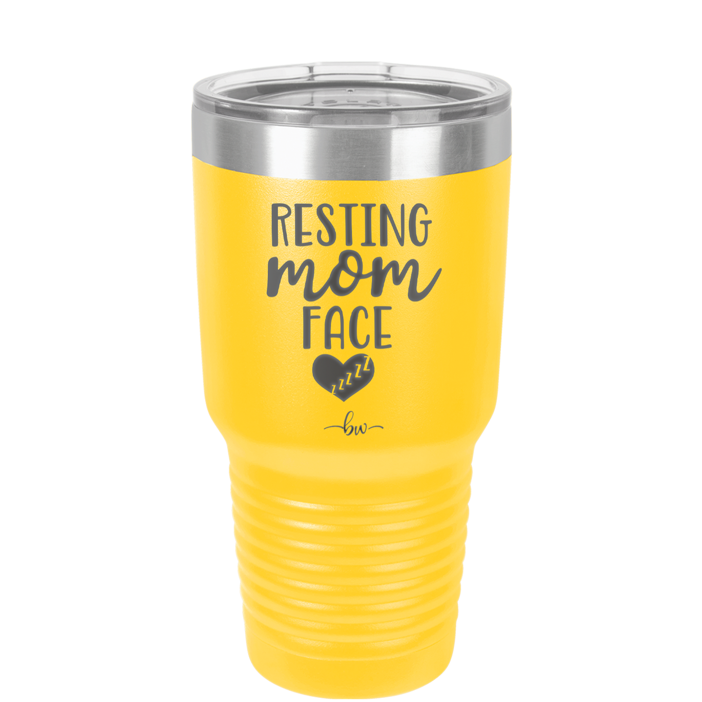 Resting Mom Face - Laser Engraved Stainless Steel Drinkware - 1976 -