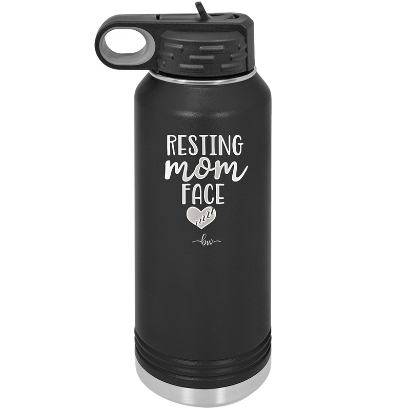 Resting Mom Face - Laser Engraved Stainless Steel Drinkware - 1976 -