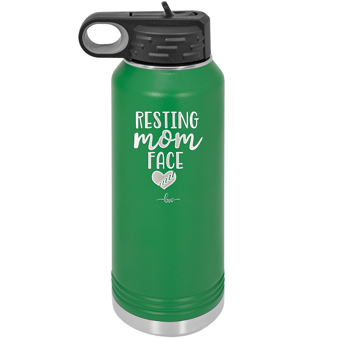 Resting Mom Face - Laser Engraved Stainless Steel Drinkware - 1976 -