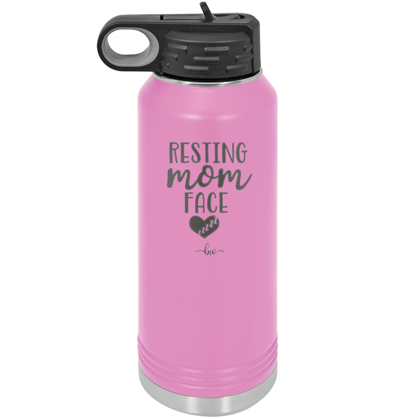 Resting Mom Face - Laser Engraved Stainless Steel Drinkware - 1976 -