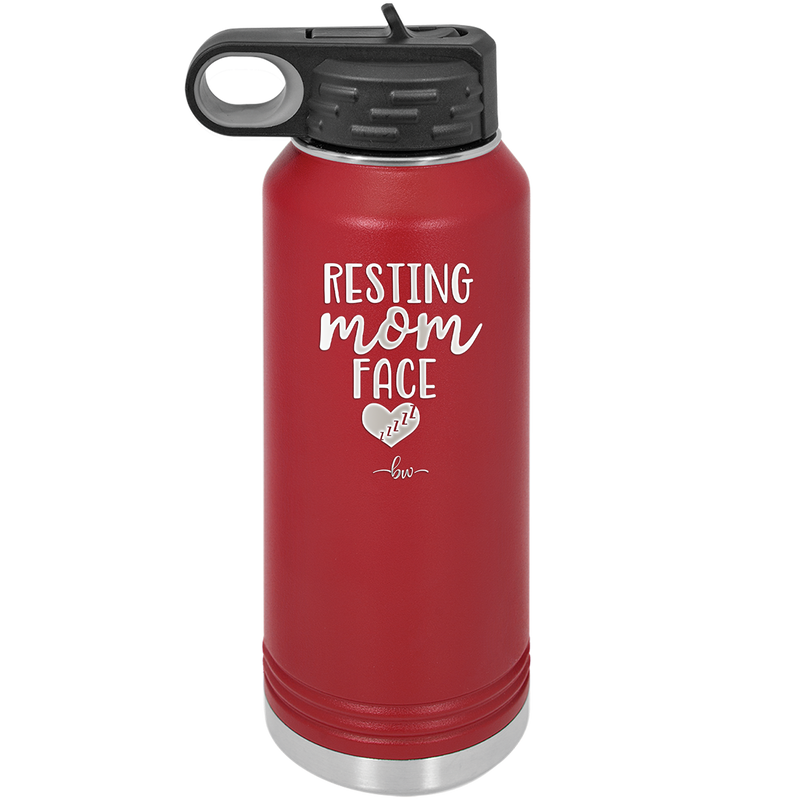 Resting Mom Face - Laser Engraved Stainless Steel Drinkware - 1976 -