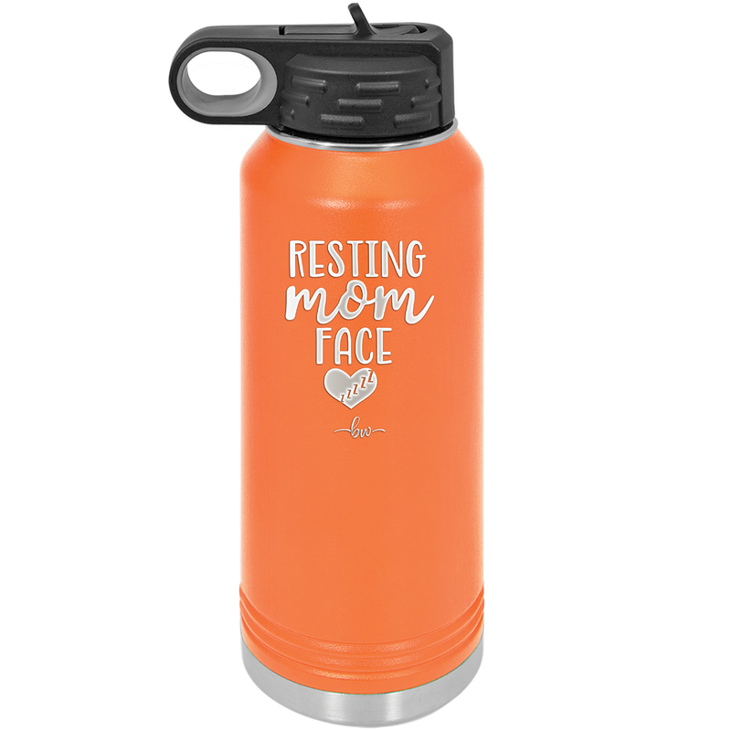 Resting Mom Face - Laser Engraved Stainless Steel Drinkware - 1976 -