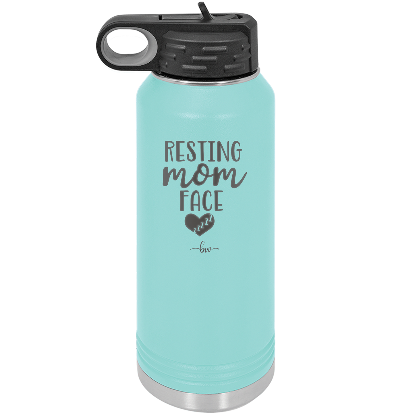 Resting Mom Face - Laser Engraved Stainless Steel Drinkware - 1976 -