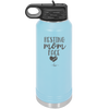 Resting Mom Face - Laser Engraved Stainless Steel Drinkware - 1976 -