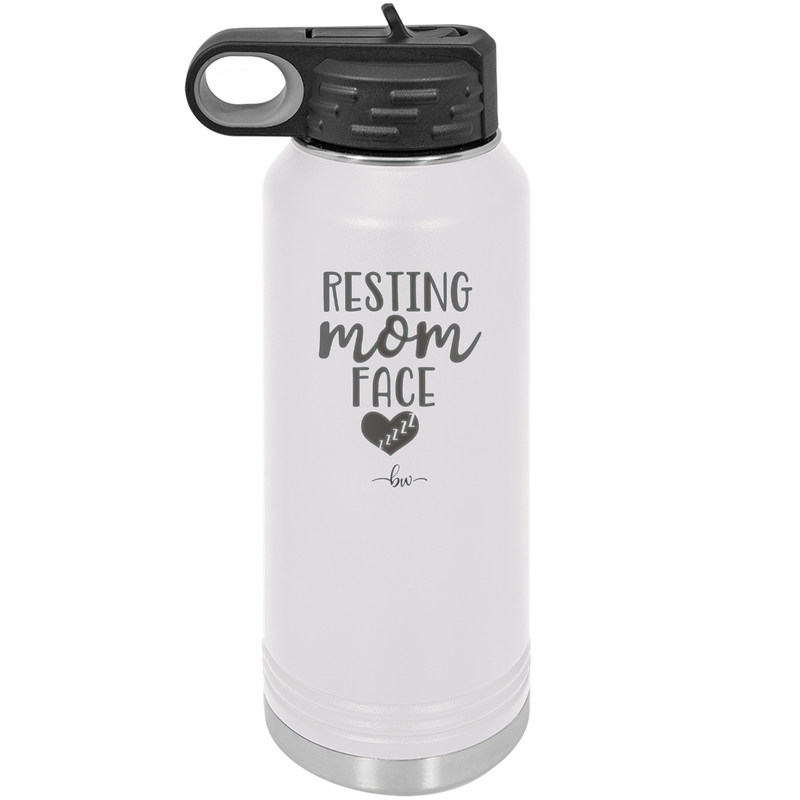 Resting Mom Face - Laser Engraved Stainless Steel Drinkware - 1976 -