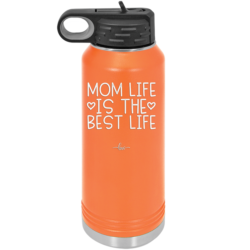 Mom Life is the Best Life - Laser Engraved Stainless Steel Drinkware - 1977 -