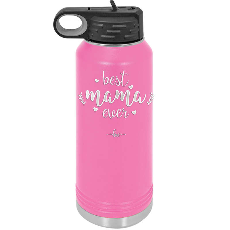 Best Mama Ever - Laser Engraved Stainless Steel Drinkware - 1991 -