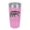 Mama Bear Flowers - Laser Engraved Stainless Steel Drinkware - 2006 -