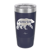 Mama Bear Flowers - Laser Engraved Stainless Steel Drinkware - 2006 -