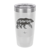 Mama Bear Flowers - Laser Engraved Stainless Steel Drinkware - 2006 -