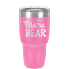 Mama Bear Tent and Arrow - Laser Engraved Stainless Steel Drinkware - 2010 -