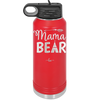 Mama Bear Tent and Arrow - Laser Engraved Stainless Steel Drinkware - 2010 -