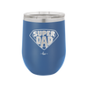 Super Dad with Shield Symbol - Laser Engraved Stainless Steel Drinkware - 2047 -