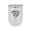 Super Dad with Shield Symbol - Laser Engraved Stainless Steel Drinkware - 2047 -