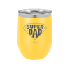 Super Dad with Shield Symbol - Laser Engraved Stainless Steel Drinkware - 2047 -