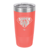 Super Dad with Shield Symbol - Laser Engraved Stainless Steel Drinkware - 2047 -