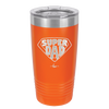 Super Dad with Shield Symbol - Laser Engraved Stainless Steel Drinkware - 2047 -