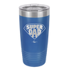 Super Dad with Shield Symbol - Laser Engraved Stainless Steel Drinkware - 2047 -