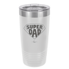 Super Dad with Shield Symbol - Laser Engraved Stainless Steel Drinkware - 2047 -