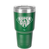 Super Dad with Shield Symbol - Laser Engraved Stainless Steel Drinkware - 2047 -