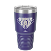 Super Dad with Shield Symbol - Laser Engraved Stainless Steel Drinkware - 2047 -