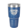 Super Dad with Shield Symbol - Laser Engraved Stainless Steel Drinkware - 2047 -