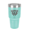 Super Dad with Shield Symbol - Laser Engraved Stainless Steel Drinkware - 2047 -