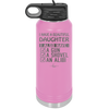 I Have a Beautiful Daughter I Also Have a Gun a Shovel an Alibi Checklist - Laser Engraved Stainless Steel Drinkware - 2053 -