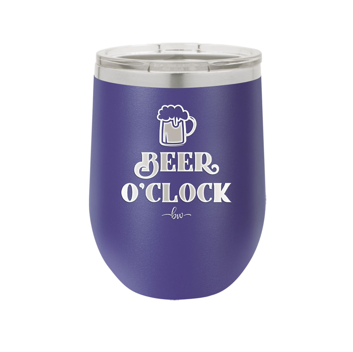 Beer O'Clock - Laser Engraved Stainless Steel Drinkware - 2098 -