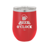 Beer O'Clock - Laser Engraved Stainless Steel Drinkware - 2098 -