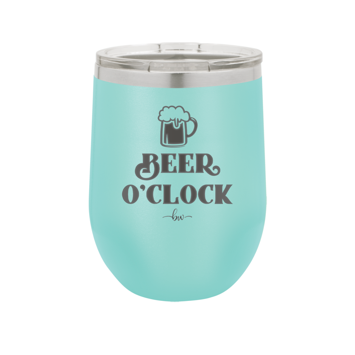 Beer O'Clock - Laser Engraved Stainless Steel Drinkware - 2098 -