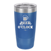 Beer O'Clock - Laser Engraved Stainless Steel Drinkware - 2098 -