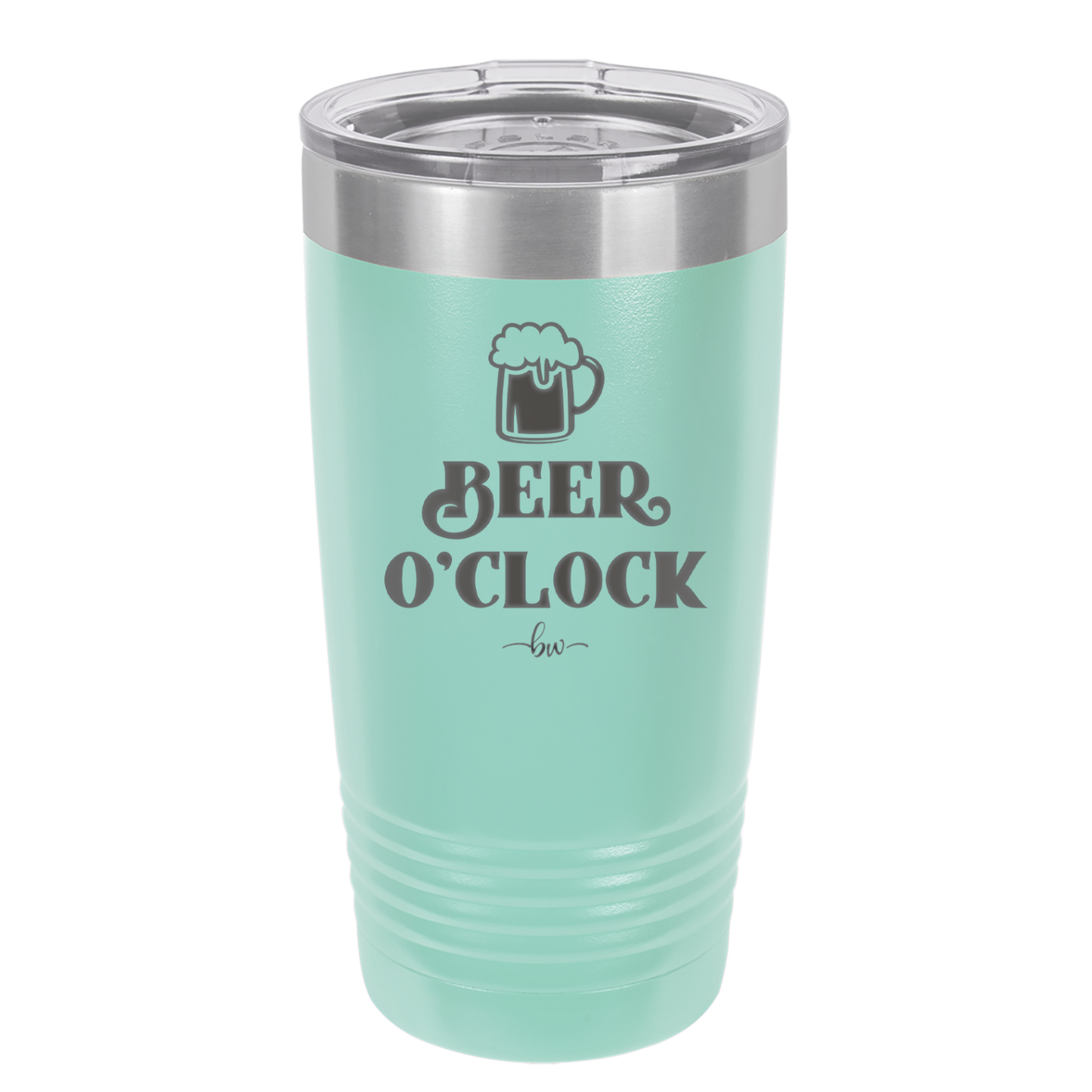 Beer O'Clock - Laser Engraved Stainless Steel Drinkware - 2098 -