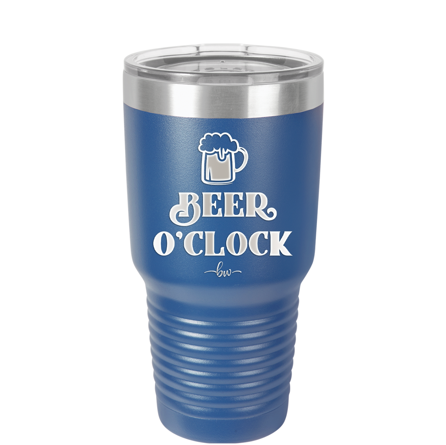 Beer O'Clock - Laser Engraved Stainless Steel Drinkware - 2098 -