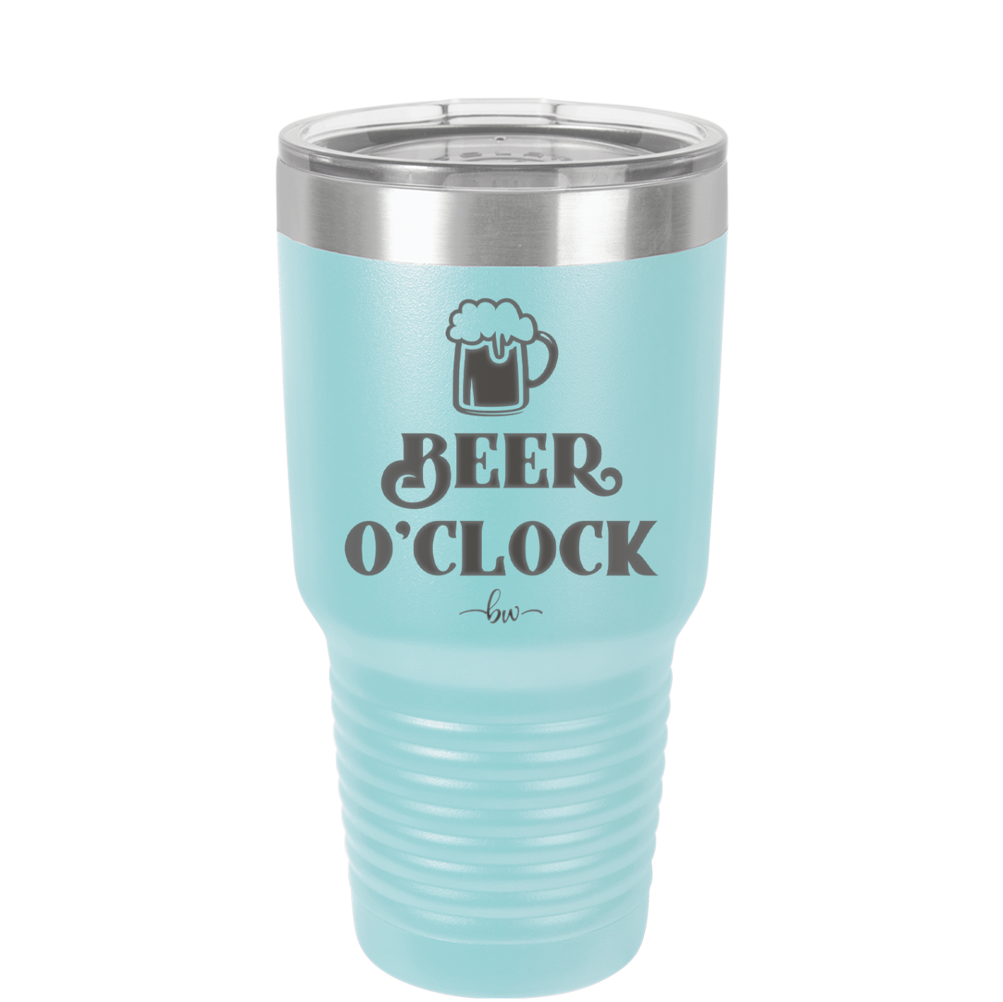 Beer O'Clock - Laser Engraved Stainless Steel Drinkware - 2098 -